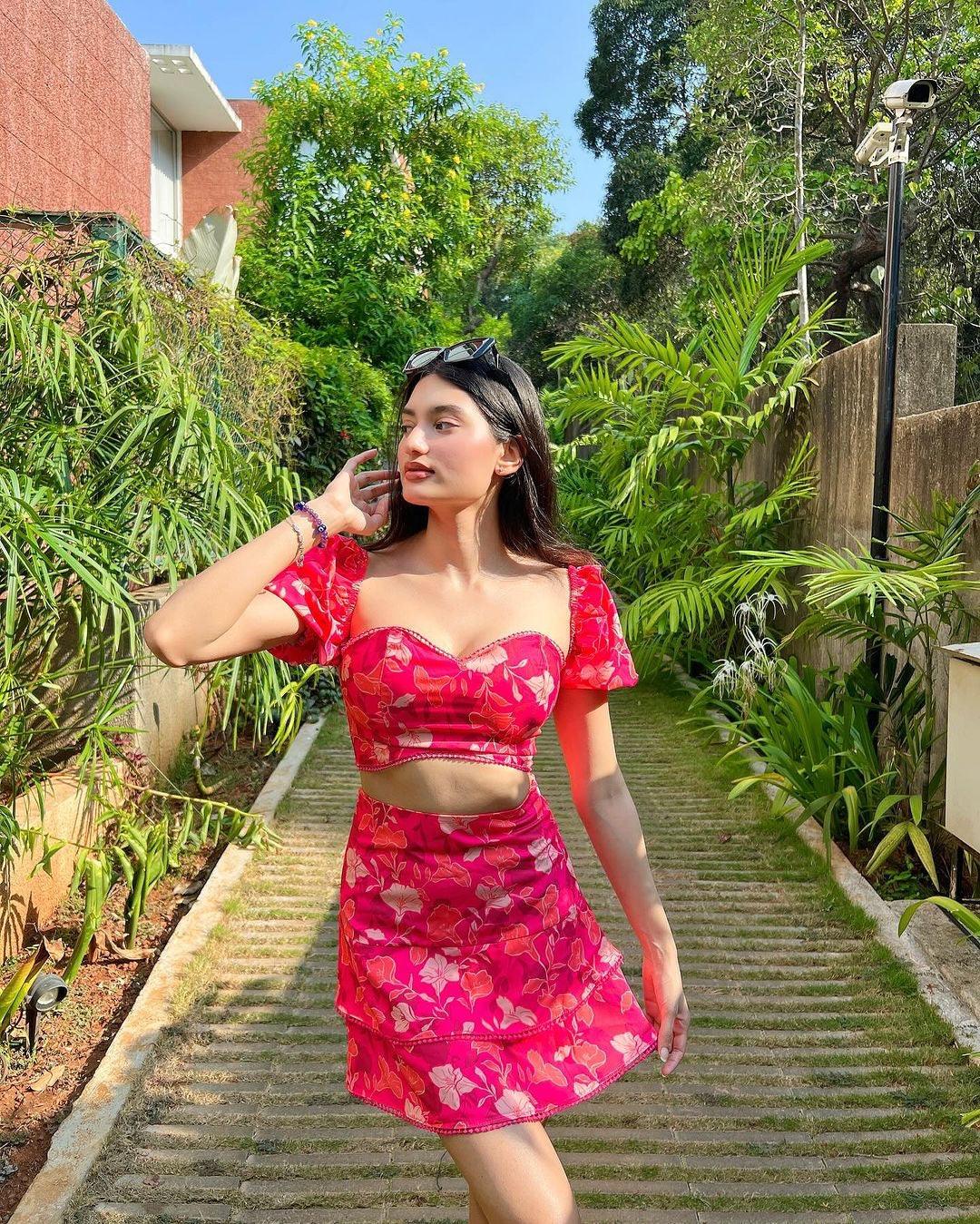 Xyla Coord Set In Pink