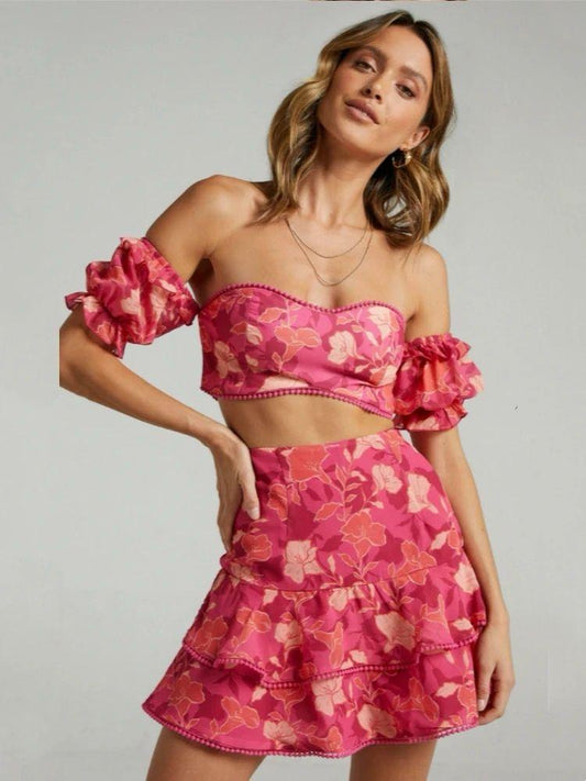 Xyla Coord Set In Pink
