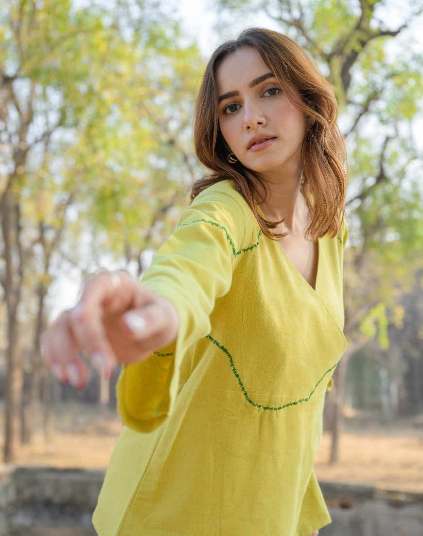 Yellow Green Top