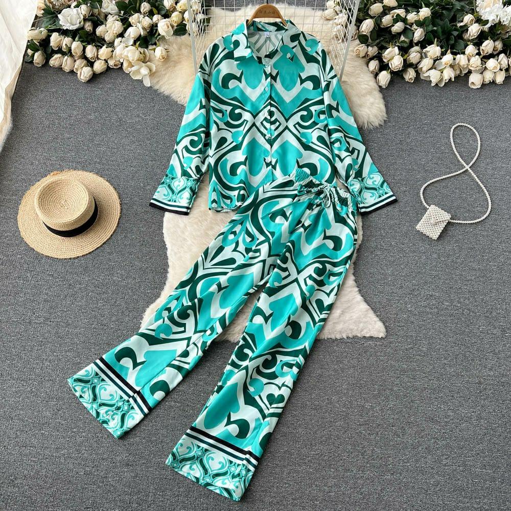 Silopher Abstract Coord Set In Blue