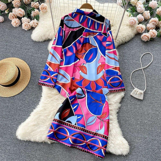 Luna Abstract Coord Set In Blue