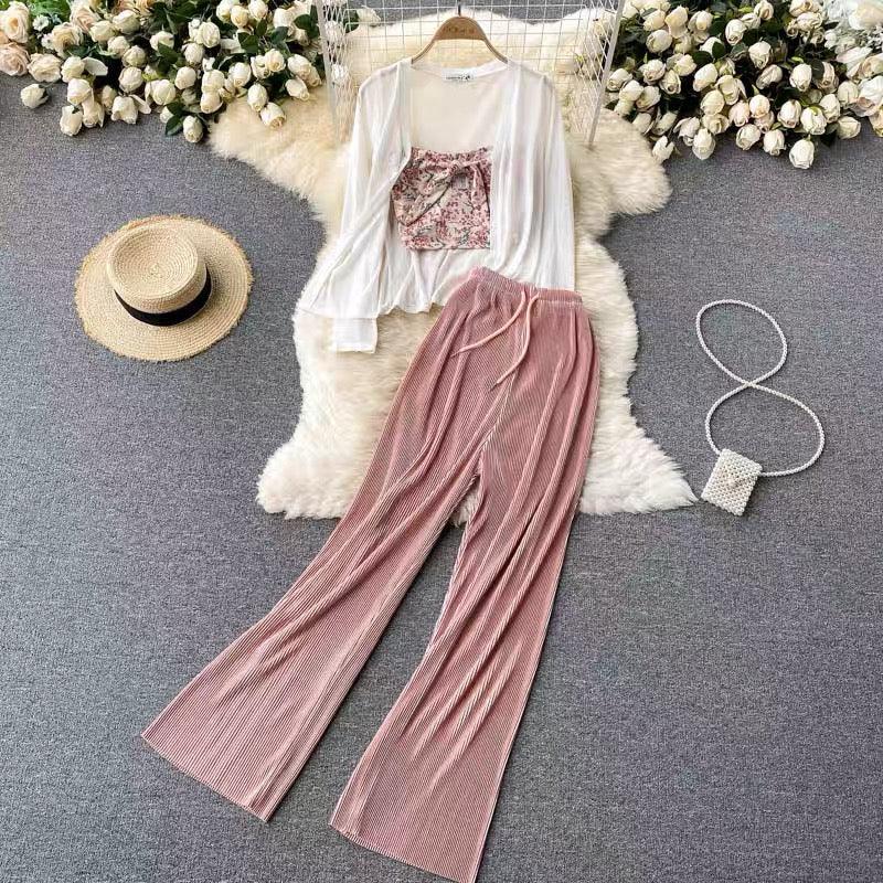 Cinnion 3 Pc Coord Set In White