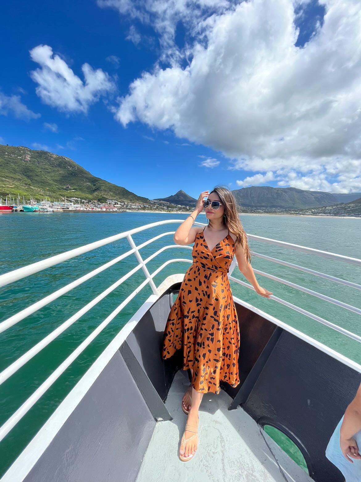 Lucifer Statement Dress In Rust