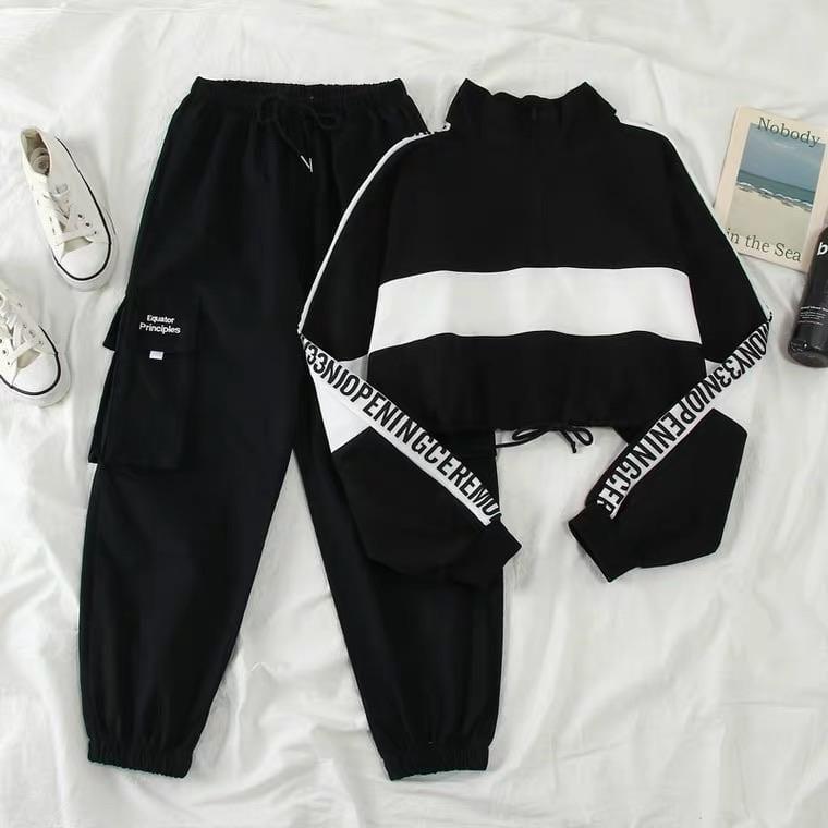 Zenith Luxury Tracksuit In Black