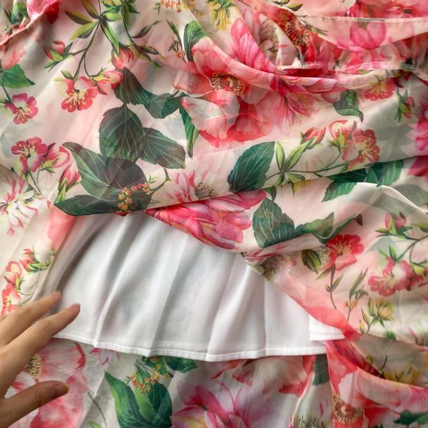 Botai Floral Maxi Dress In Pink