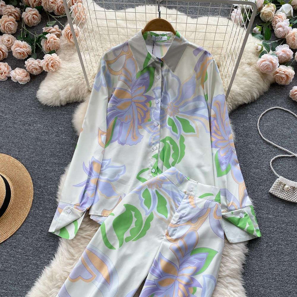 Leister Abstract Coord Set In Off-White