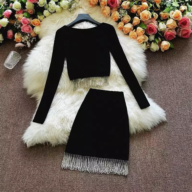 Sikoy Party Coord Set In Black