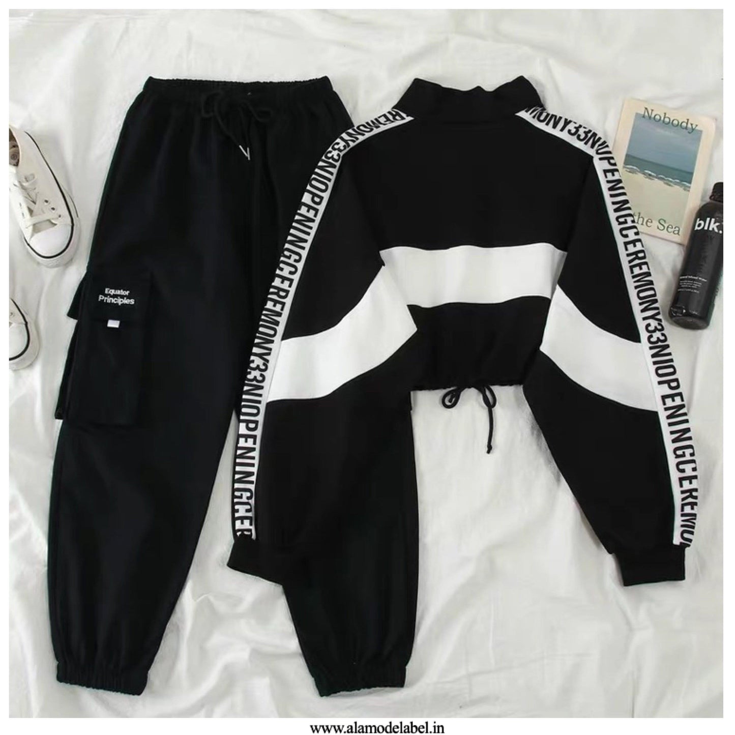Zenith Luxury Tracksuit In Black