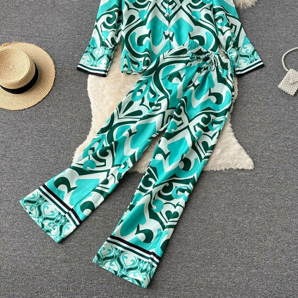 Silopher Abstract Coord Set In Blue