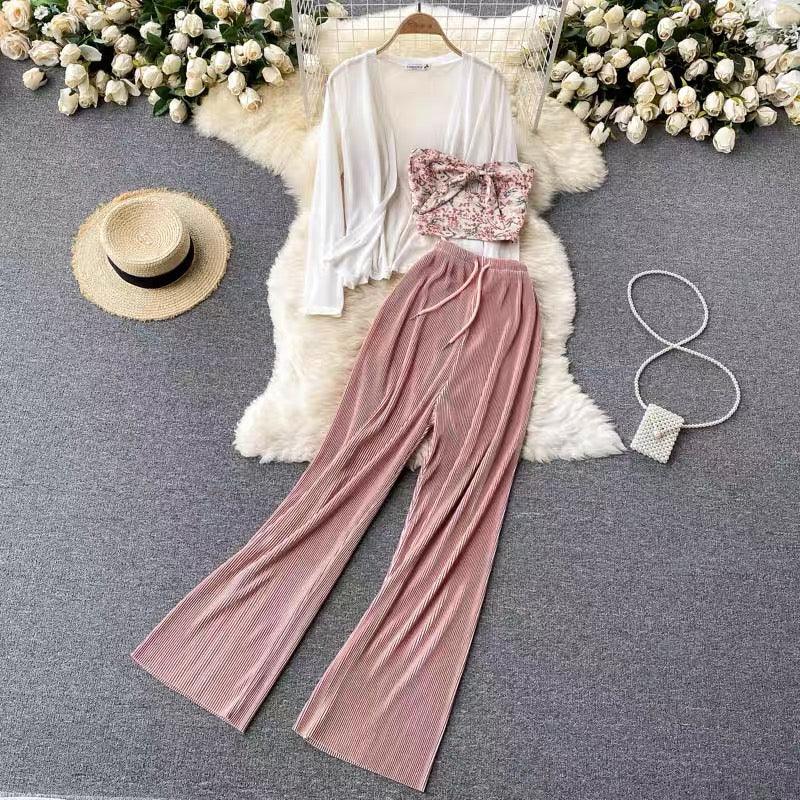 Cinnion 3 Pc Coord Set In White