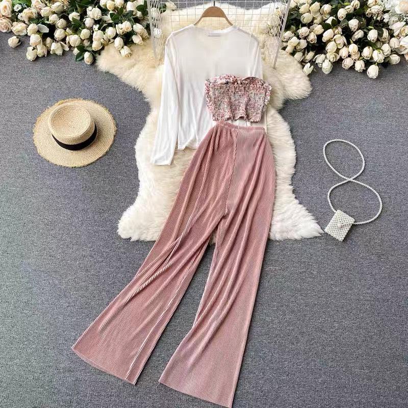 Cinnion 3 Pc Coord Set In White