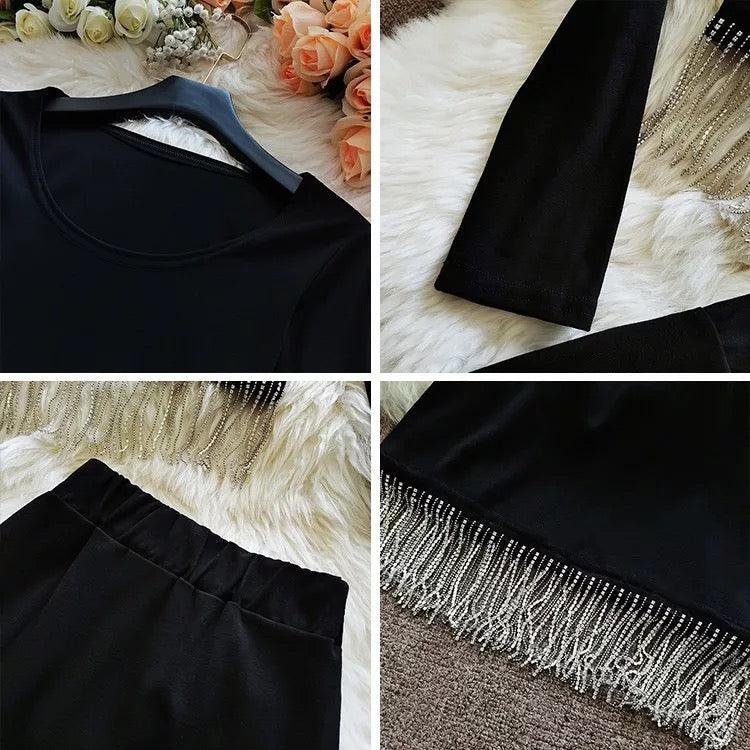Sikoy Party Coord Set In Black