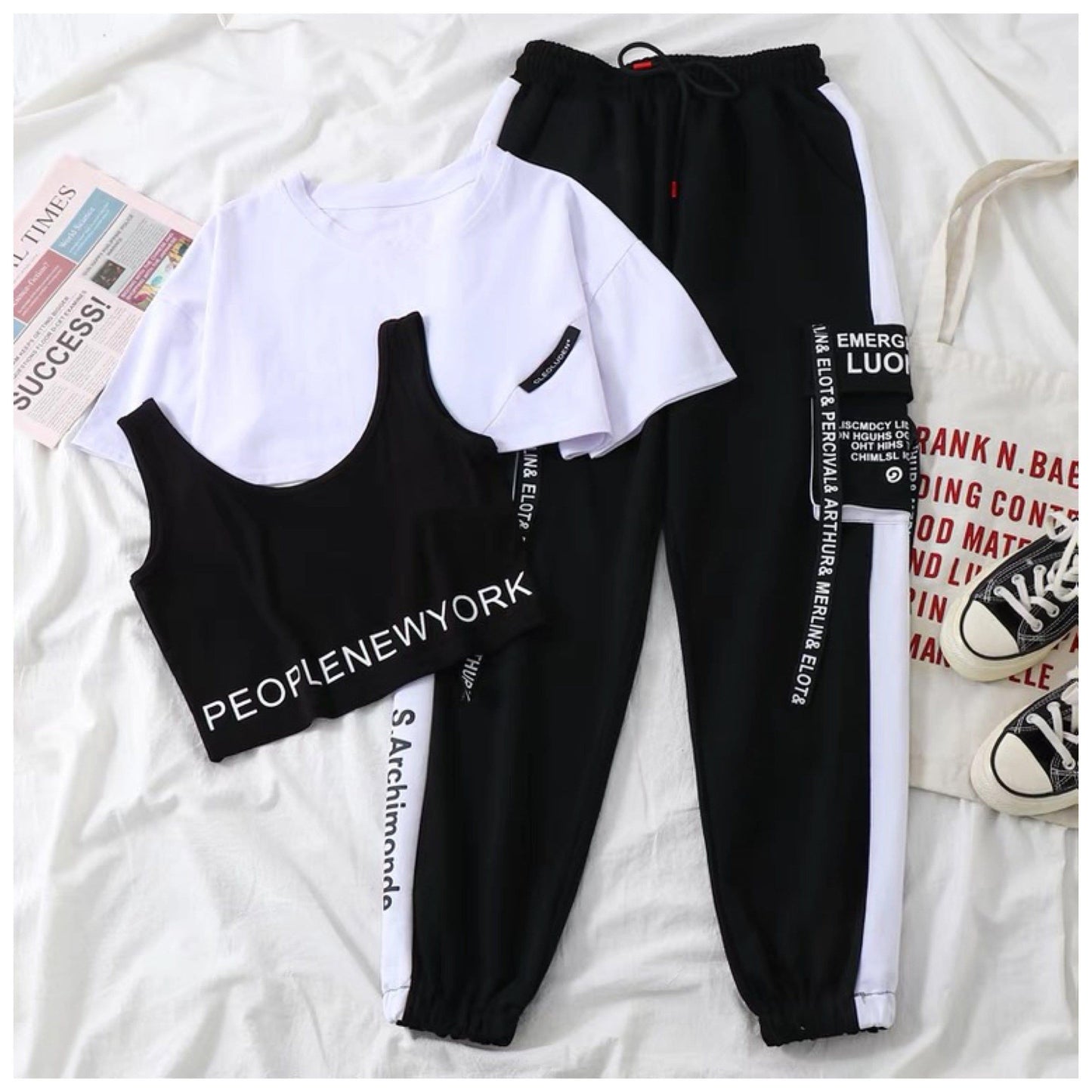 Kaledo 3 Piece Set In Black