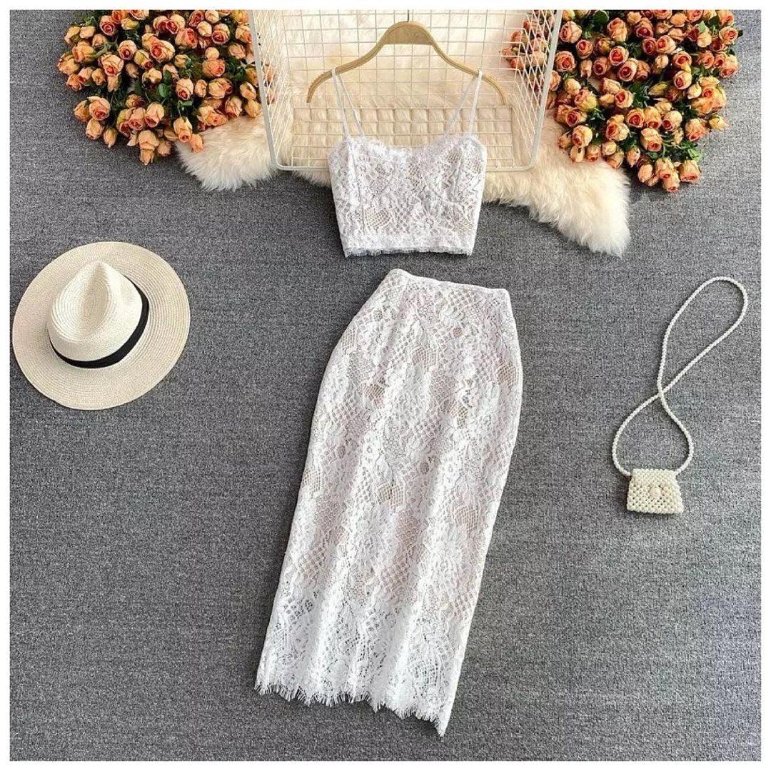Seychelles Coord Set In White