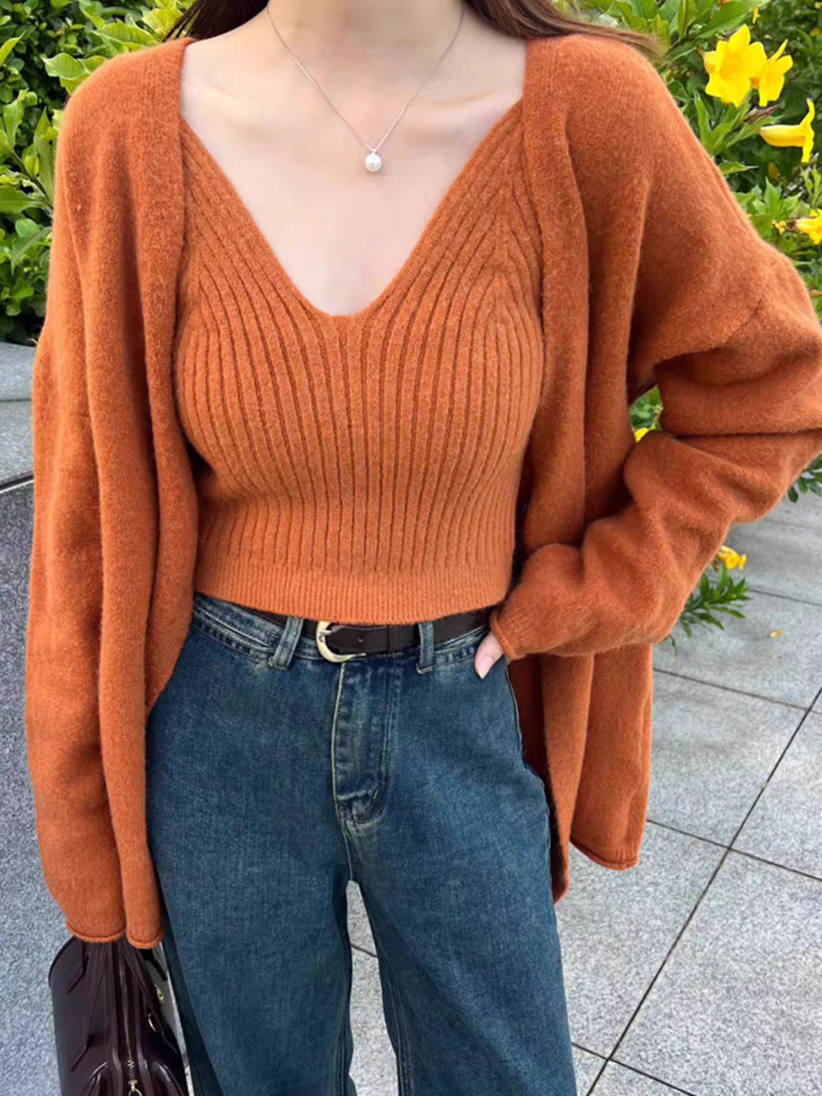 Nixie Statement Woolen Tops with Cape Style Sweater